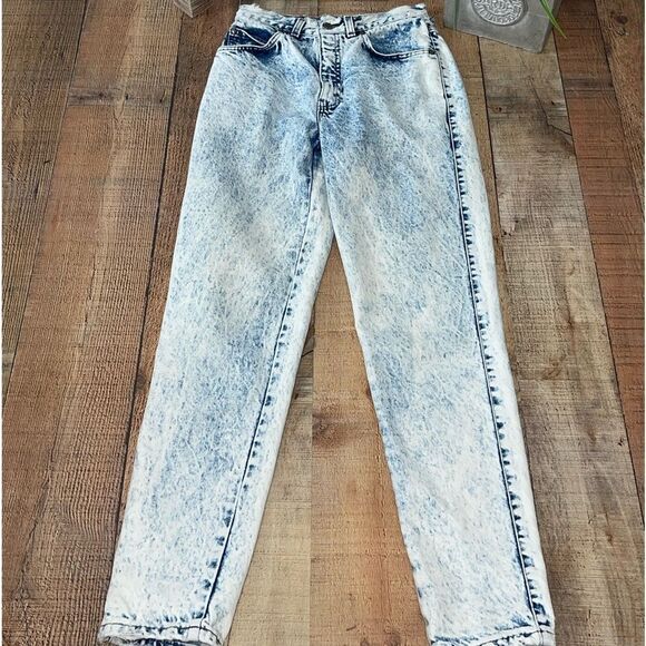 VTG 80's 90s Levi's Sz 0 Made in USA acid wash jeans - Picture 1 of 10